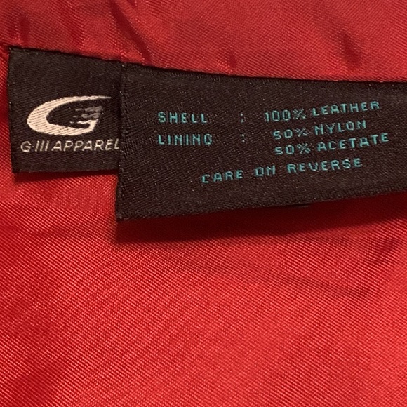 Siena Studio VTG Red Leather Skirt 16 - Picture 6 of 10